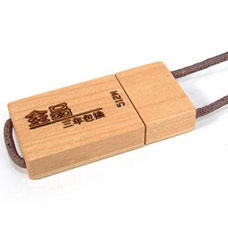 Wooden Lanyard USB Drive