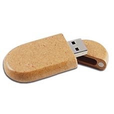 MDF Oval USB Drive