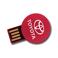 Round Paper Clip USB Drive