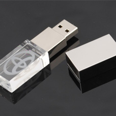 Rectangle Crystal USB Drive