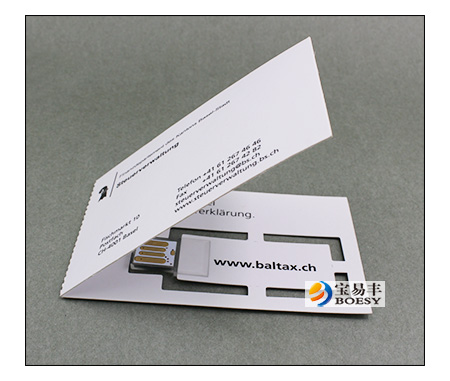 paper usb mailer, usb flyer, usb webkey