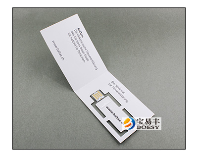 clip-on paper usb webkey, USB mailer