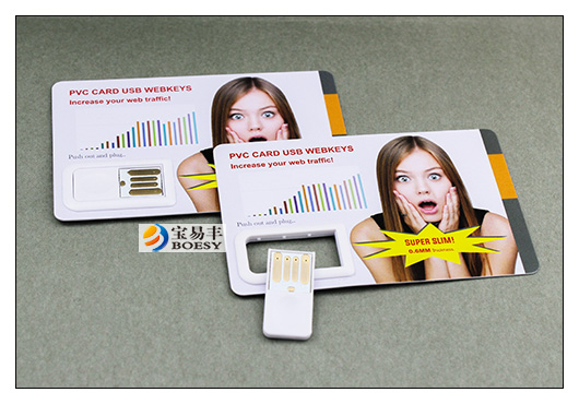 PVC Credit Card USB Webkey