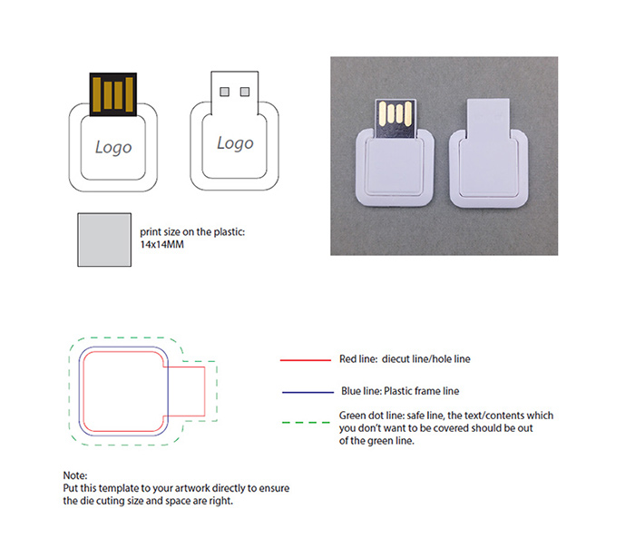 paper usb flash disk