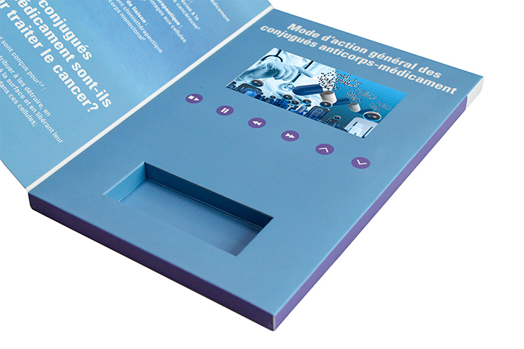 5inch video brochures