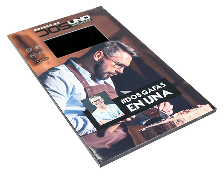 video brochure in pad style